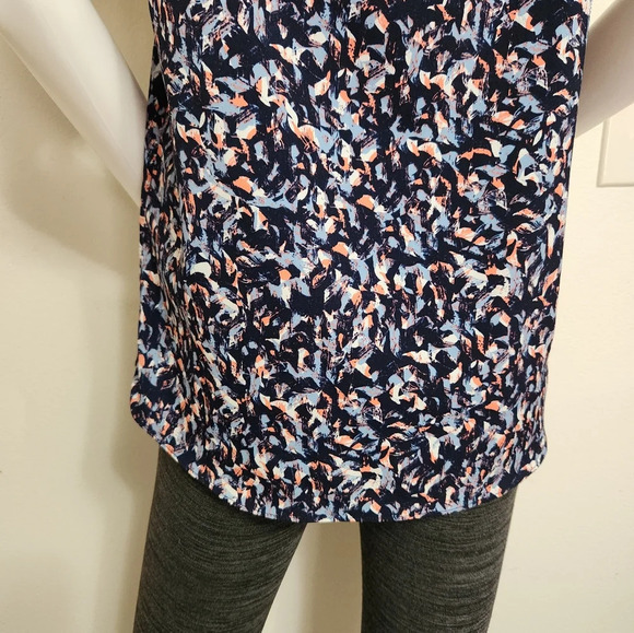 A.n.a navy‎ blue blouse size small - Picture 9 of 11